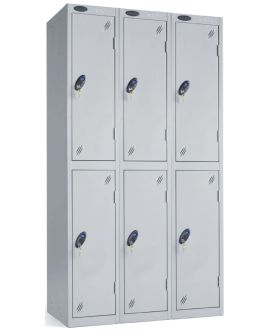 Probe Two Door Compartment Lockers Nest Of 3
