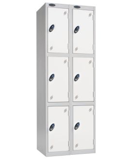 Probe Three Door Compartment Lockers Nest Of 2