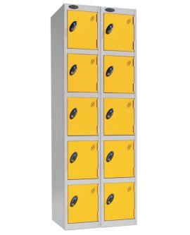 Probe Five Door Compartment Lockers Nest Of 2