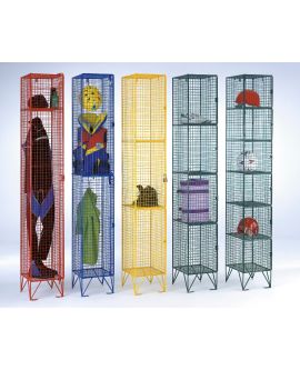 Wire Mesh Lockers Full Height