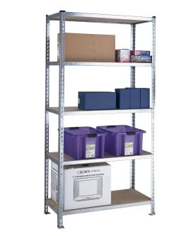 Standard Duty Galvanised Shelving - Chipboard Shelves