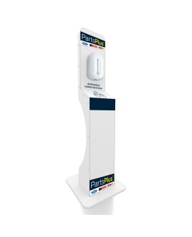 Floor mounted hand sanitiser