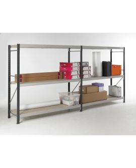 Longspan Shelving - Galvanised Shelves