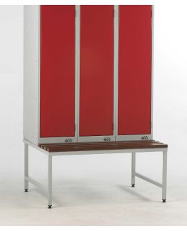 Locker Stands With Seats For Single Lockers