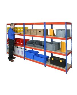 Heavy Duty Short Span Rivet Racking