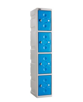 Ultrabox 4 Compartment Plastic Locker