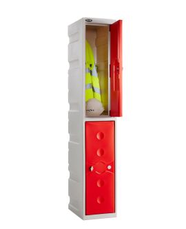 Ultrabox Plus 2 Compartment Plastic Locker