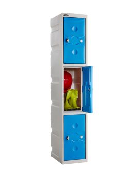 Ultrabox Plus 3 Compartment Plastic Locker