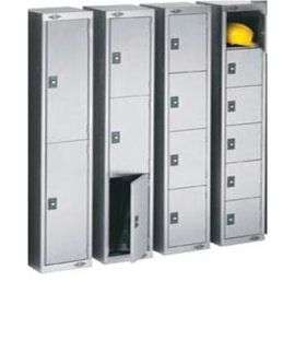 Stainless Steel Six Door Compartment Lockers