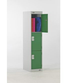 Three Quarter Height Primary Lockers - 3 Compartments