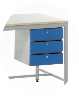 Accessories To Suit Standard Duty Work Benches - 3 Drawer Unit