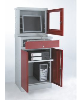 Flat Screen Compact Computer Workstation