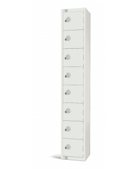 Elite White Eight Door Compartment Locker