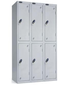 Probe Two Door Compartment Lockers Nest Of 3