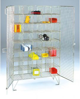 Wire Mesh Multi Compartment Lockers