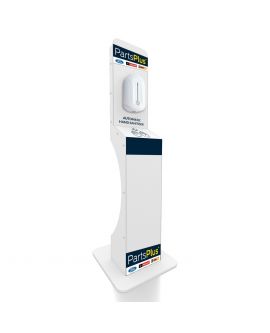 Floor mounted hand sanitiser