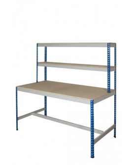 Rivet Work Station With T Bar Bottom Rail