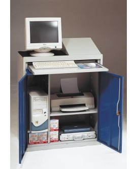 Flat Top Computer Workstation